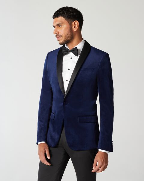 Slim Fit Detachable Shawl Collar Tuxedo